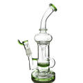 Bent Neck Hookah Glas Rauchende Wasserpfeifen mit Klein Recycler (ES-GB-342)